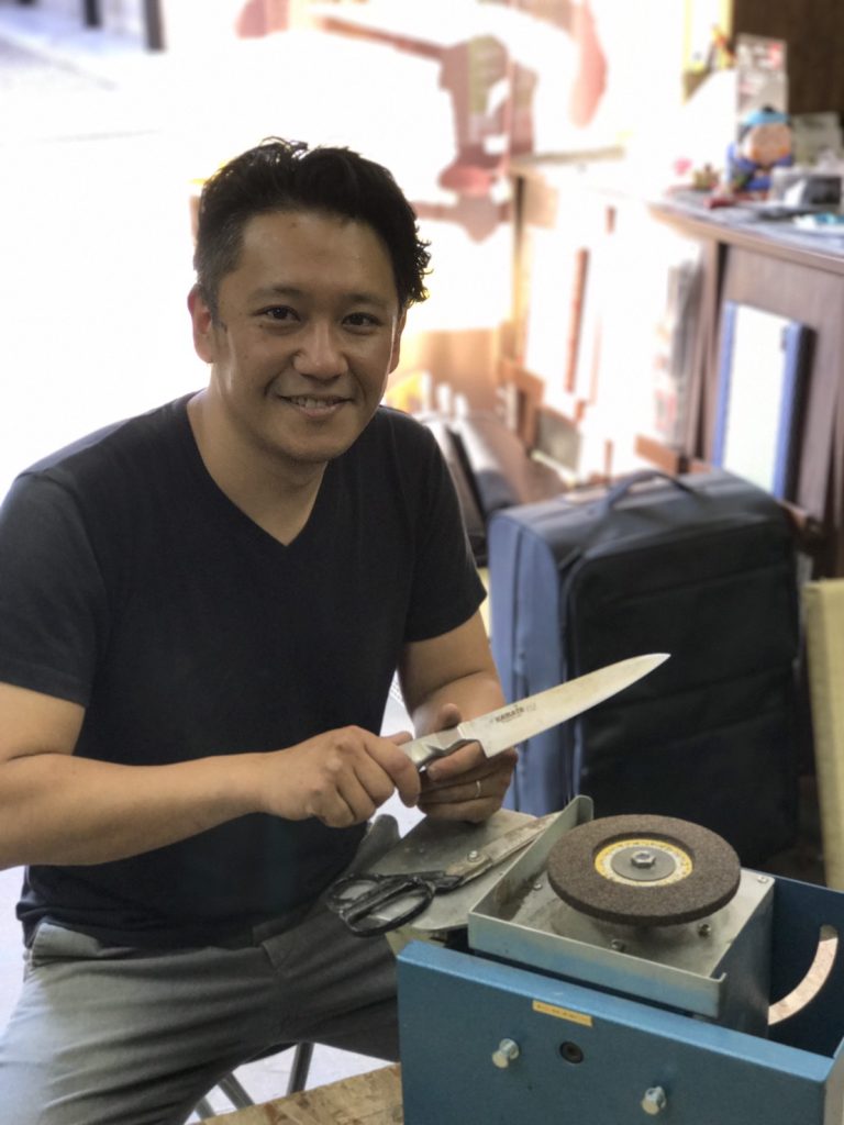 包丁研ぎ 小川畳店 足立区 刃物研ぎ