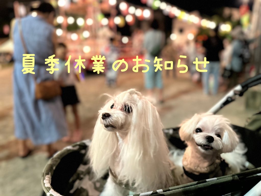 包丁研ぎ お休み 夏季休業 お盆休み 夏休み 小川畳店 営業日